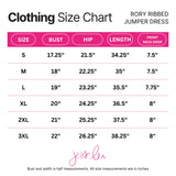 RORY RIBBED JUMPER DRESS - BLACK