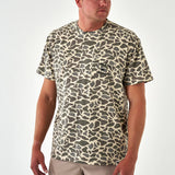 Burlebo Short Sleeve Pocket Tee - Classic Deer Camo