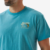 Burlebo Adult Short Sleeve Tee- Bait And Rigs - Cyan