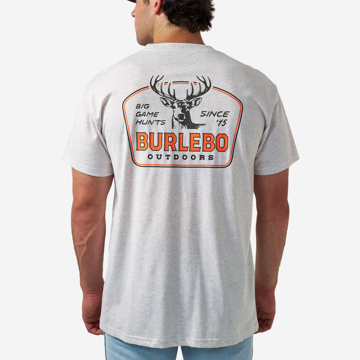 BURLEBO SHORT SLEEVE TEE - BIG GAME HUNTS - OATMEAL