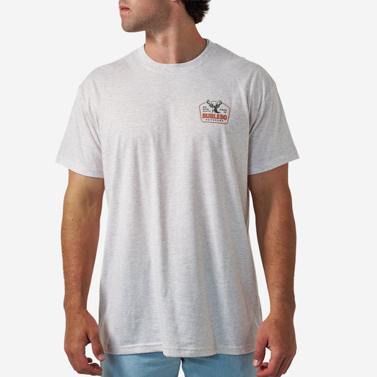BURLEBO SHORT SLEEVE TEE - BIG GAME HUNTS - OATMEAL