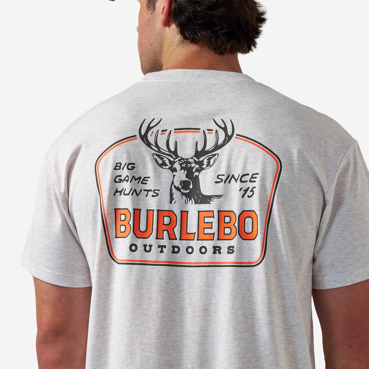 BURLEBO SHORT SLEEVE TEE - BIG GAME HUNTS - OATMEAL