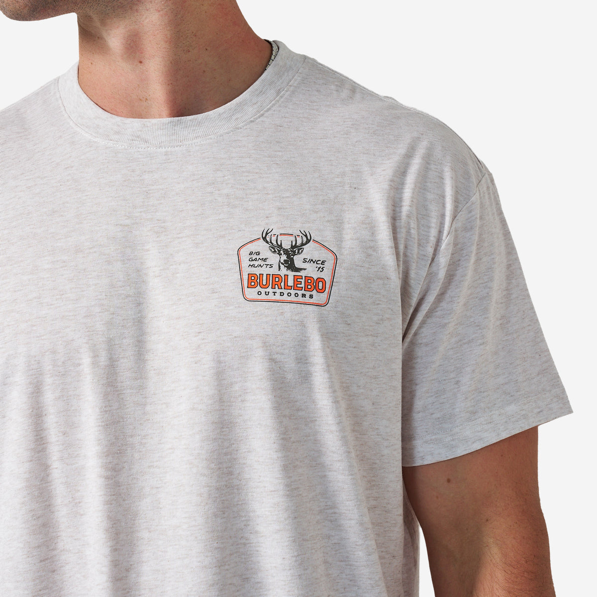 BURLEBO SHORT SLEEVE TEE - BIG GAME HUNTS - OATMEAL