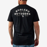 BURLEBO Short Sleeve Tee - BURLEBO Outdoors Logo - Black