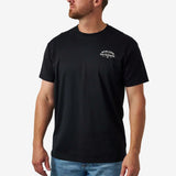 BURLEBO Short Sleeve Tee - BURLEBO Outdoors Logo - Black
