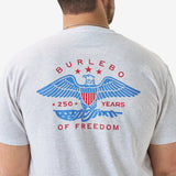Burlebo Adult Short Sleeve Tee - EAGLE OUTDOORS - HEATHER OATMEAL