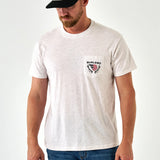 Burlebo Short Sleeve Tee - Elk Horn Logo - Oatmeal