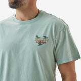 Burlebo Adult Short Sleeve Tee - FIELD COMPANION - HEATHER SAGE