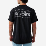 BURLEBO SHORT SLEEVE TEE - LOCAL RANCHER - BLACK