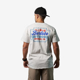 Burlebo Adult Short Sleeve Tee - MOUNTAIN RANGE - HEATHER ASH GREY