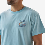 Burlebo Adult Short Sleeve Tee - Tackle Shop - Sky Blue