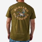 BURLEBO SHORT SLEEVE TEE - WOOD DUCK - HUNTER GREEN