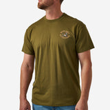 BURLEBO SHORT SLEEVE TEE - WOOD DUCK - HUNTER GREEN