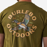 BURLEBO SHORT SLEEVE TEE - WOOD DUCK - HUNTER GREEN