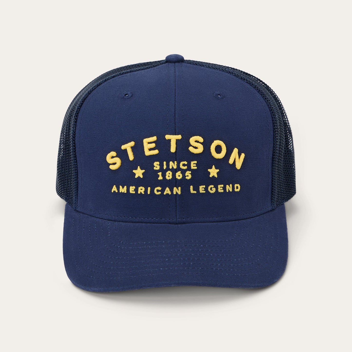 STETSON AMERICAN LEGEND TRUCKER CAP - NAVY