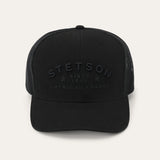 STETSON AMERICAN LEGEND TRUCKER CAP - BLACK
