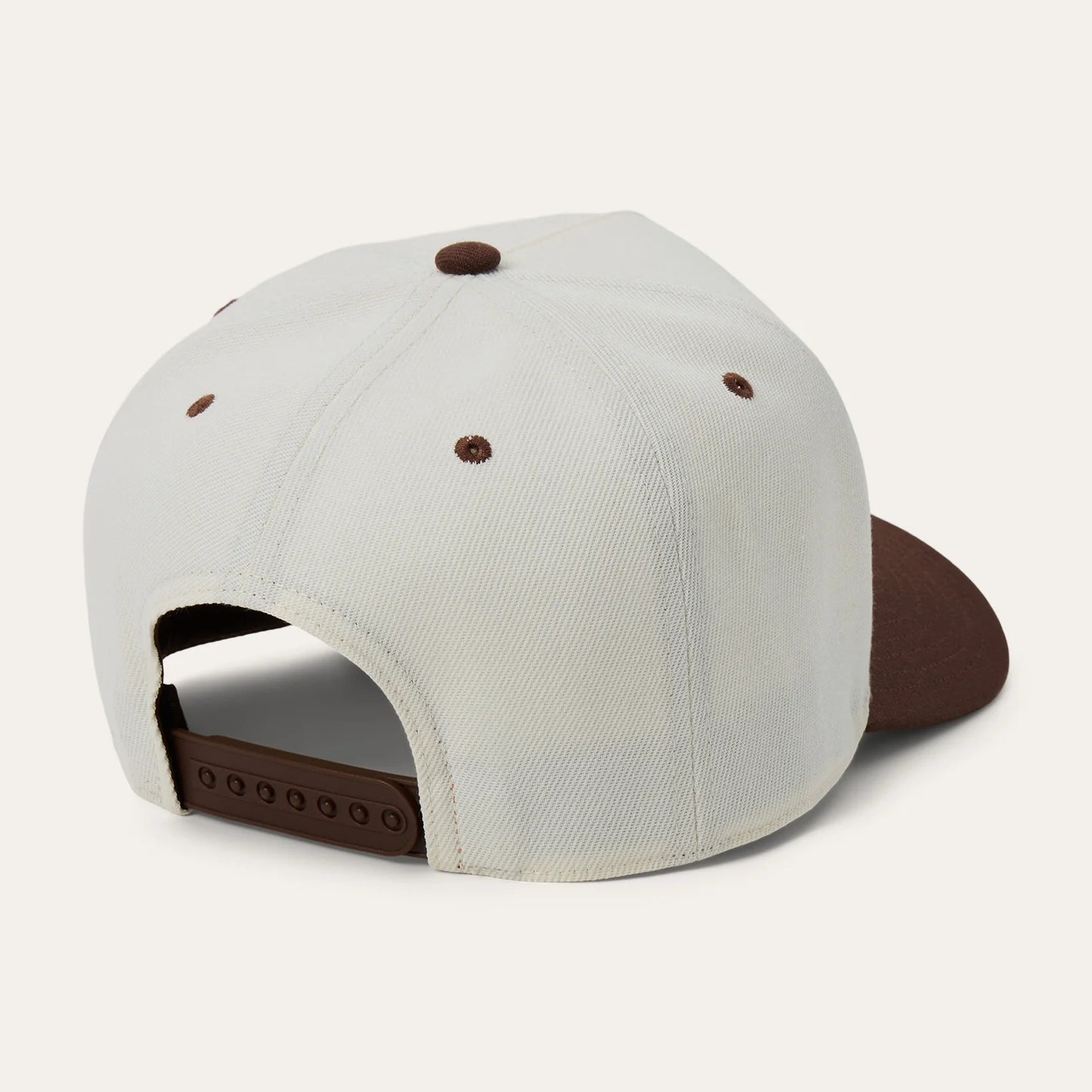 STETSON COWHIDE PATCH TRUCKER HAT - BROWN