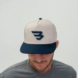 BURLEBO Cap - 3D Flying B Logo - Navy
