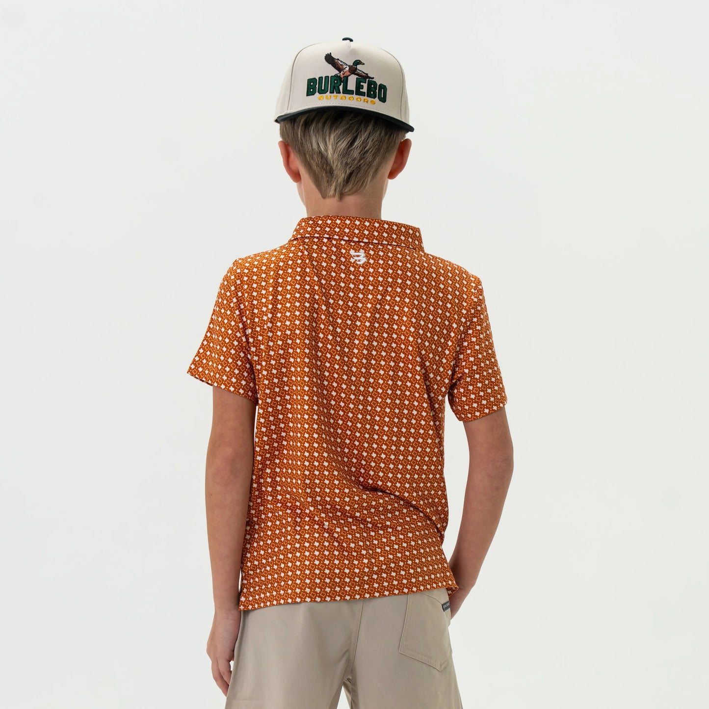 Burlebo Youth Polo - Texas - Orange & White