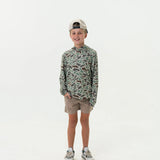 Burlebo Youth Performance Hoodie - Retro Duck Camo