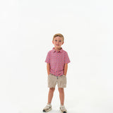 Burlebo Youth Polo - American Flag Print