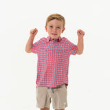 Burlebo Youth Polo - American Flag Print