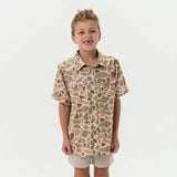 Burlebo Youth - Performance Western Shirt - Venado Camo