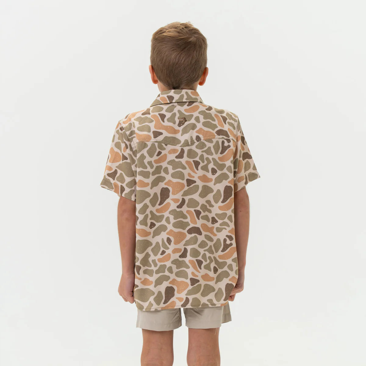 Burlebo Youth - Performance Western Shirt - Venado Camo
