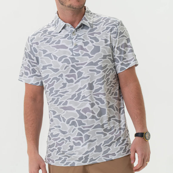 Burlebo Performance Polo - White Camo