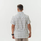 Burlebo Performance Button Up - Flying Mallard Ducks