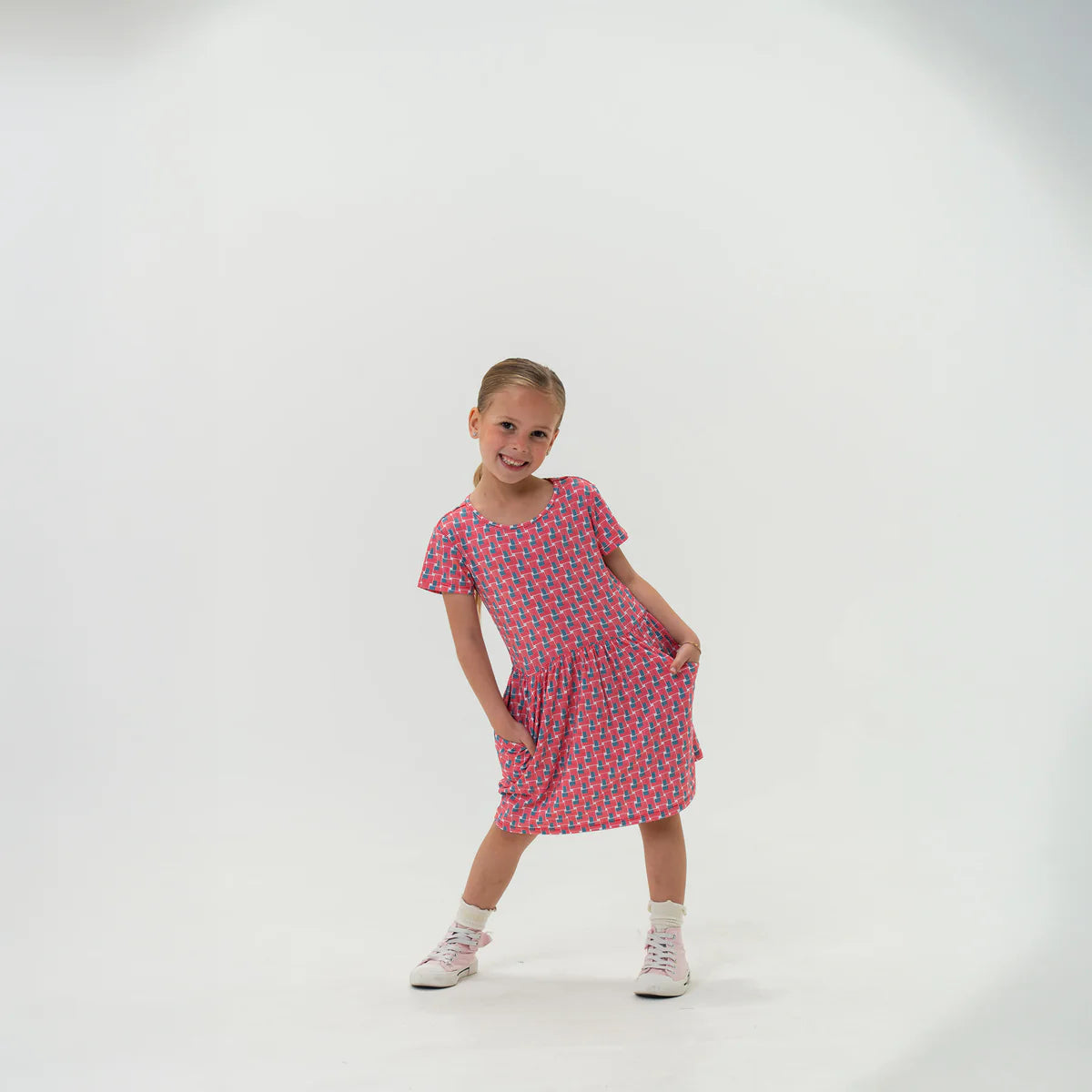 Burlebo Youth Moxie Dress - American Flags