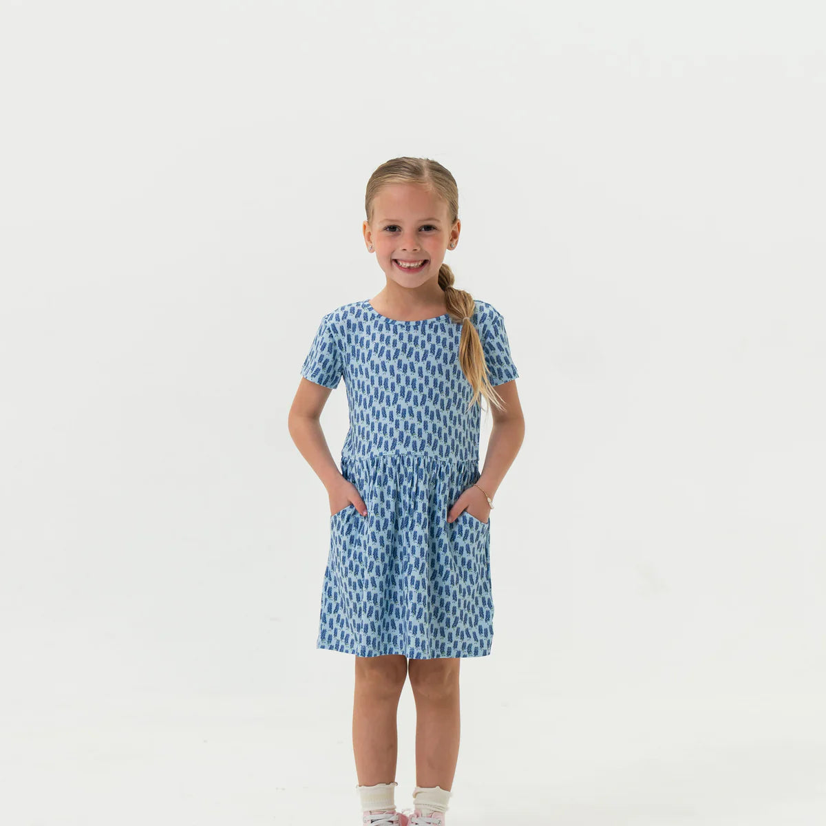 Burlebo Youth Moxie Dress - Bluebonnet