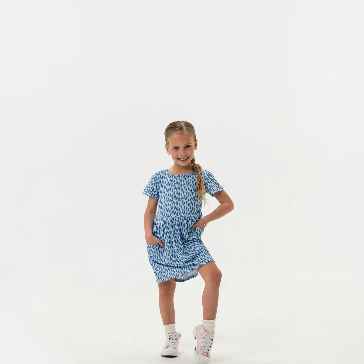 Burlebo Youth Moxie Dress - Bluebonnet