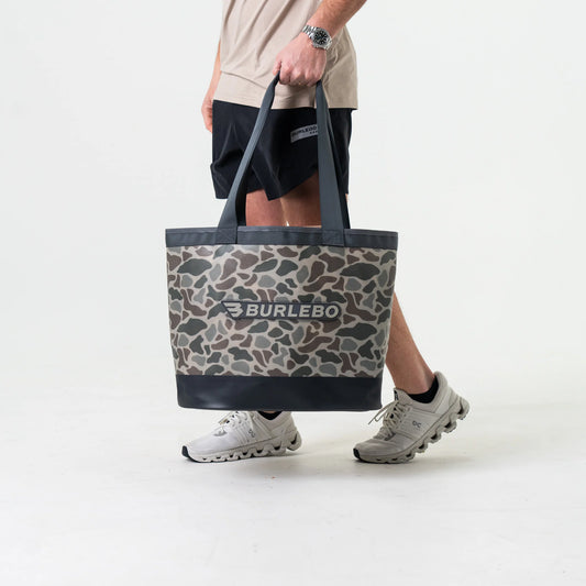 Burlebo Waterproof Utility Tote - Classic Deer Camo