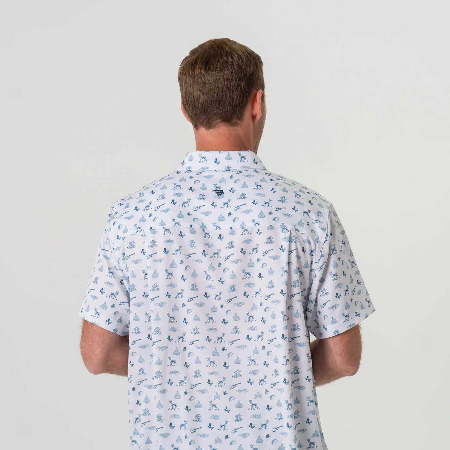 Burlebo Performance Button Up Shirt - Lone Star State