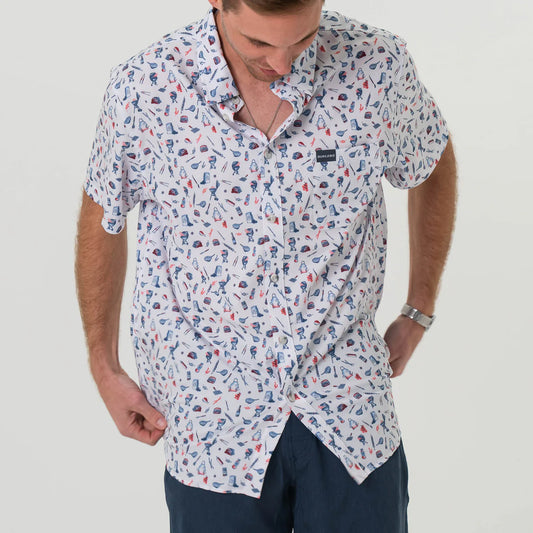 Burlebo Performance Button Up - Grillmaster