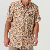 Burlebo Performance Button Up - Venado Camo