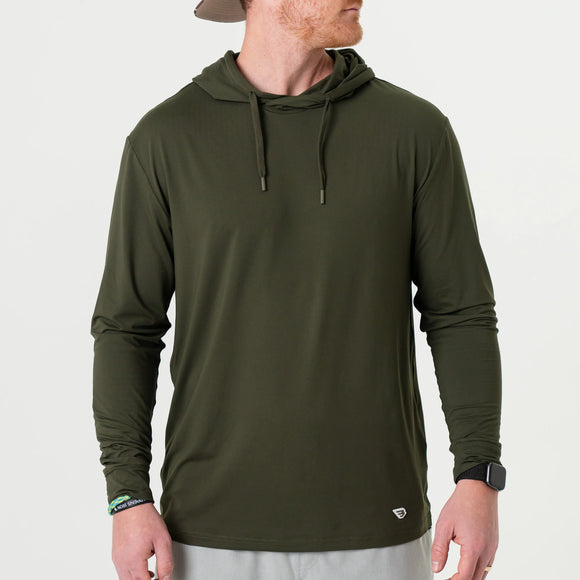 Burlebo Performance Hoodie - Mallard Green