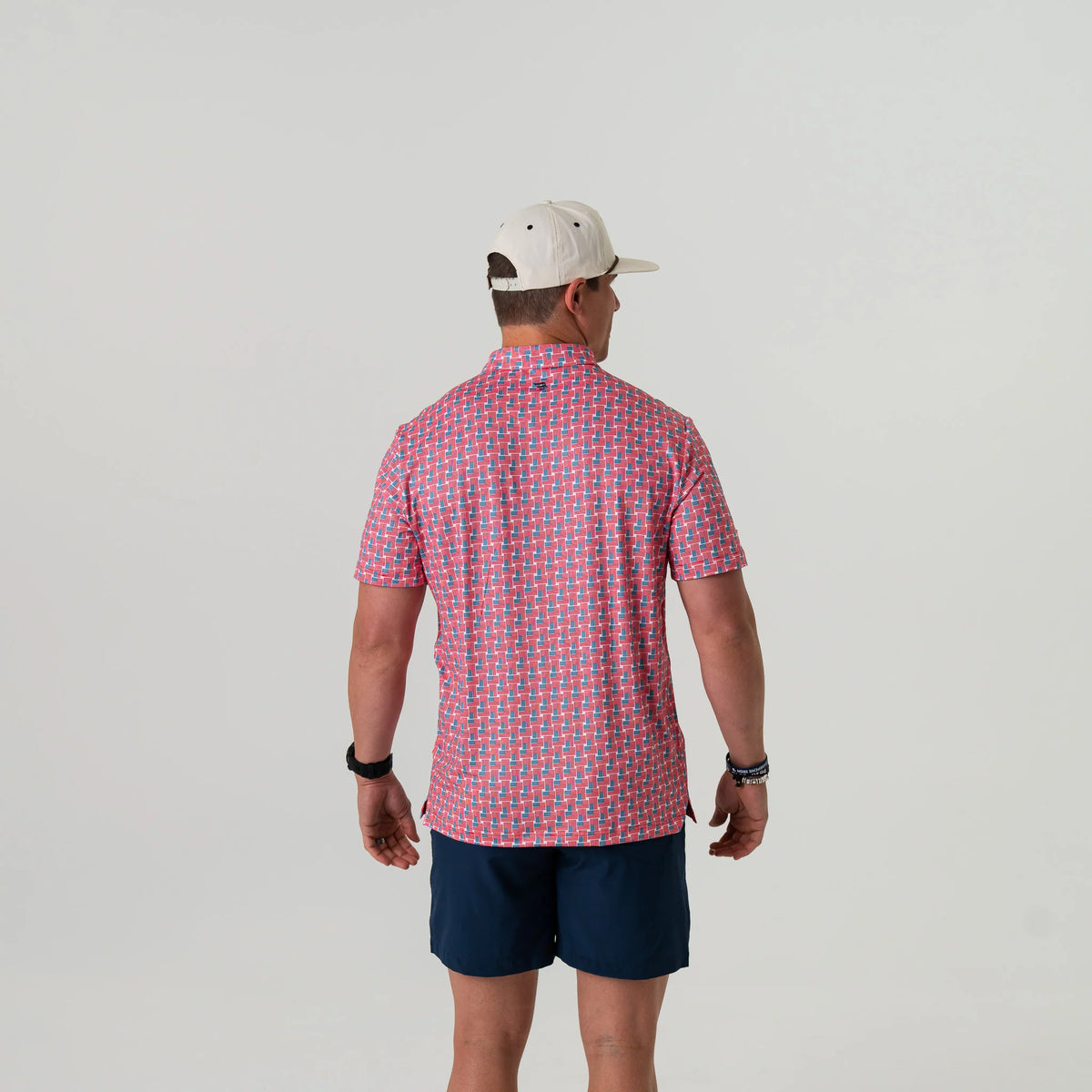 Burlebo Performance Polo - American Flag Print