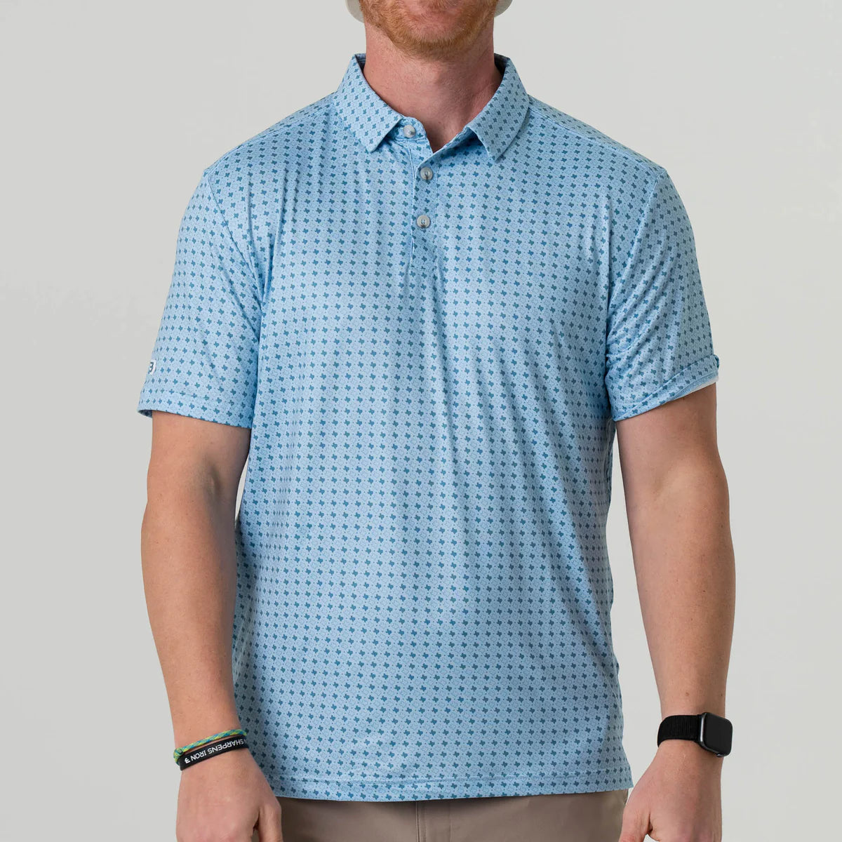 Burlebo Performance Polo - TEXAS LIGHT BLUE