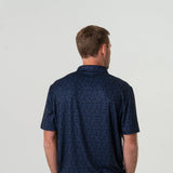 Burlebo Performance Polo - Stars and Stripes - Navy