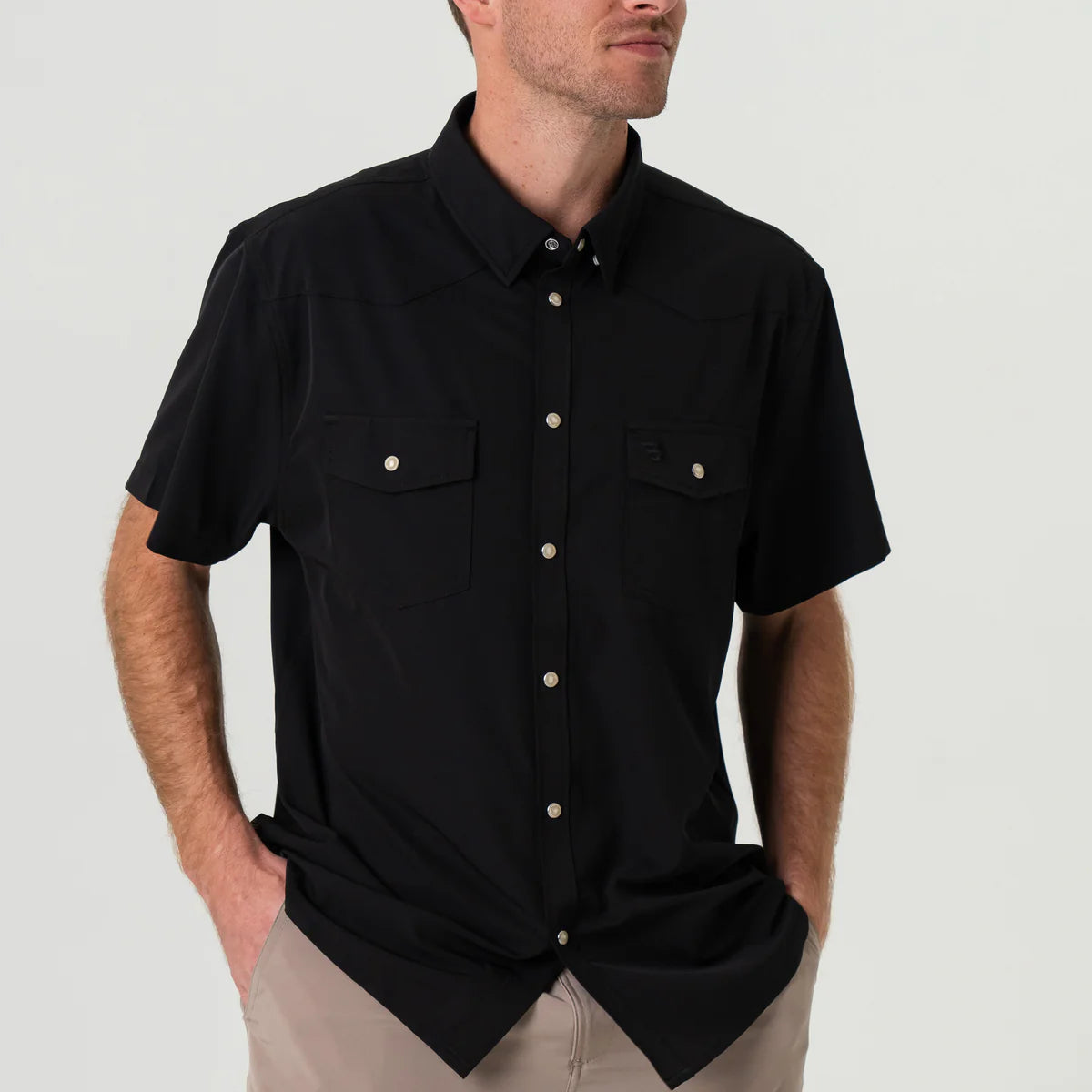 Burlebo Performance Western Shirt - Black