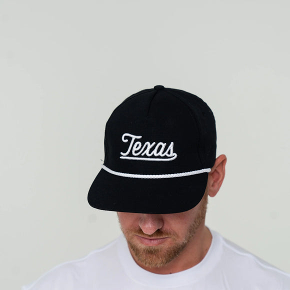 Burlebo Texas Script Cap - Black