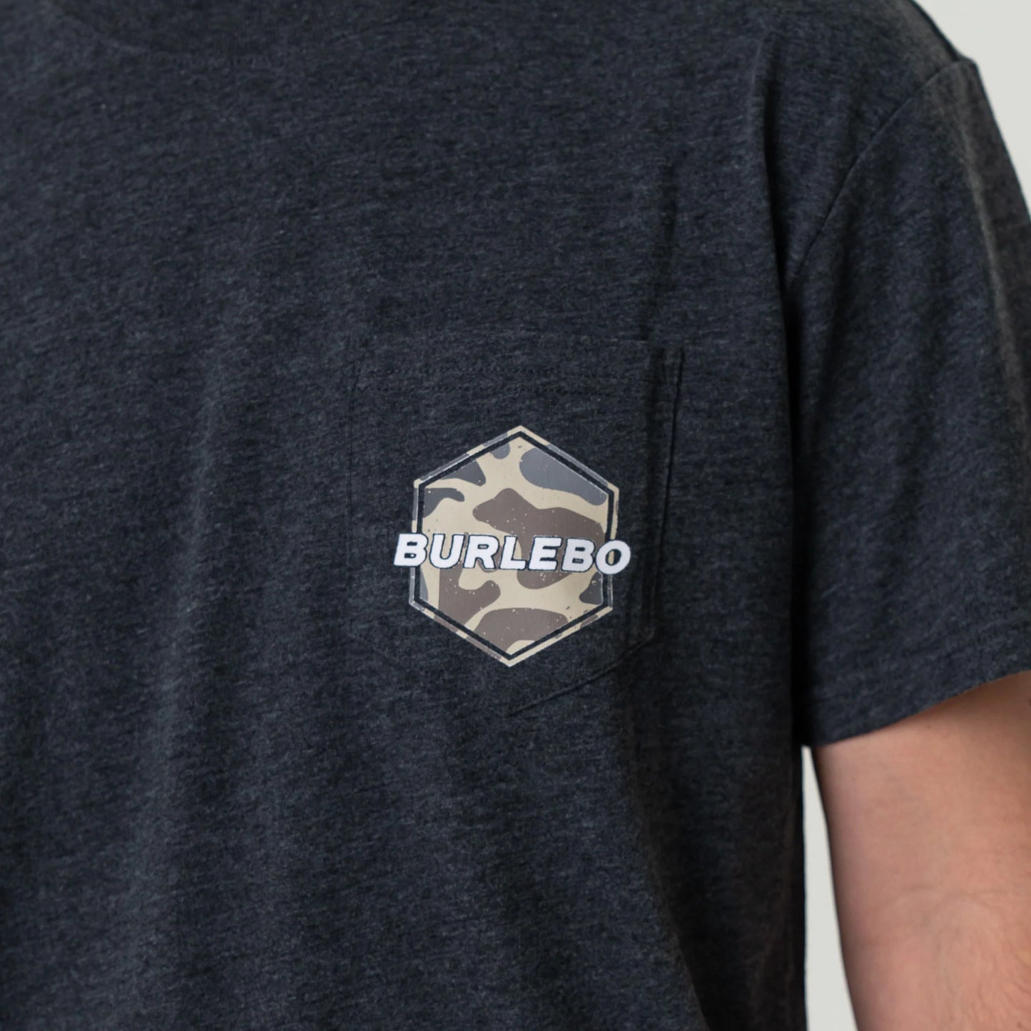 Burlebo Short Sleeve Rad Dad Tee - Heather Black