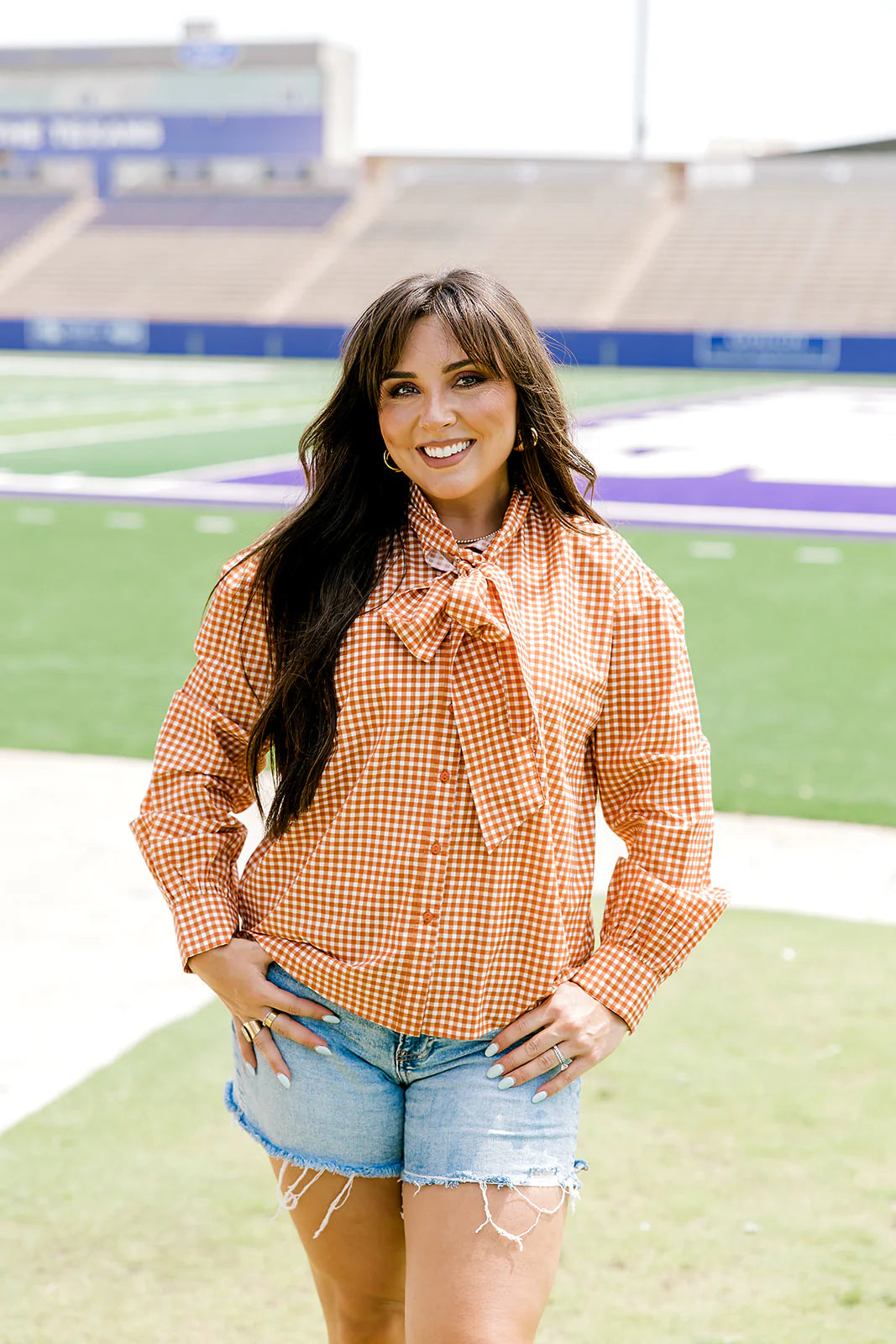 THE SADIE BURNT ORANGE TOP