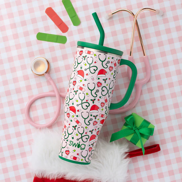 SWIG LIFE SANTA'S SCRUBS MEGA MUG 40oz