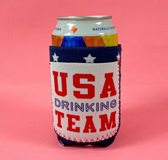 USA DRINKING TEAM REGULAR CAN KOOZIE