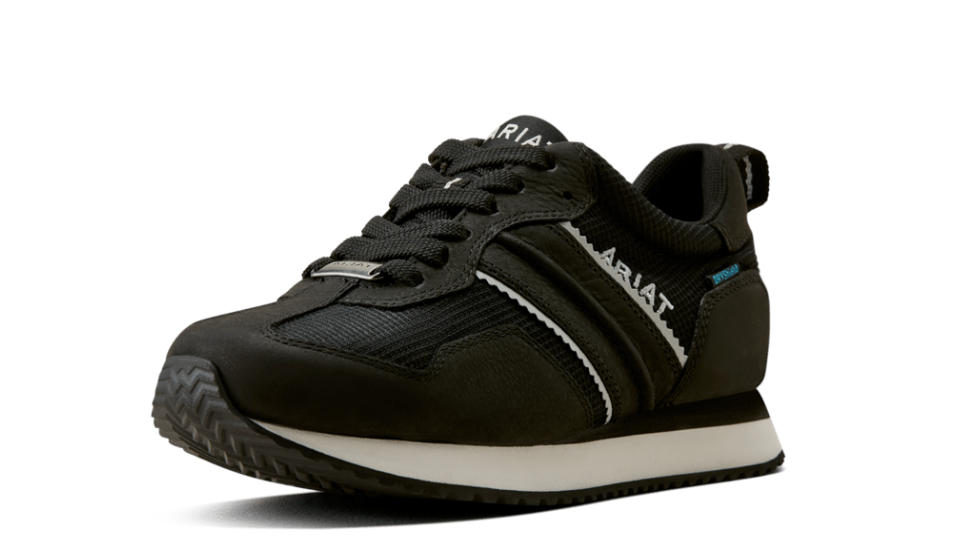 ARIAT WOMEN'S RANCH RUNNER WATERPROOF SHOE CARBON BLACK