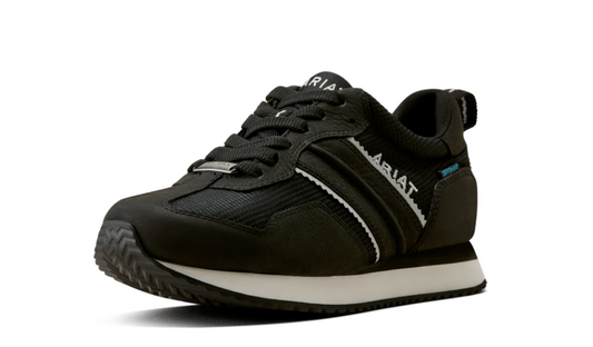 ARIAT WOMEN'S RANCH RUNNER WATERPROOF SHOE CARBON BLACK