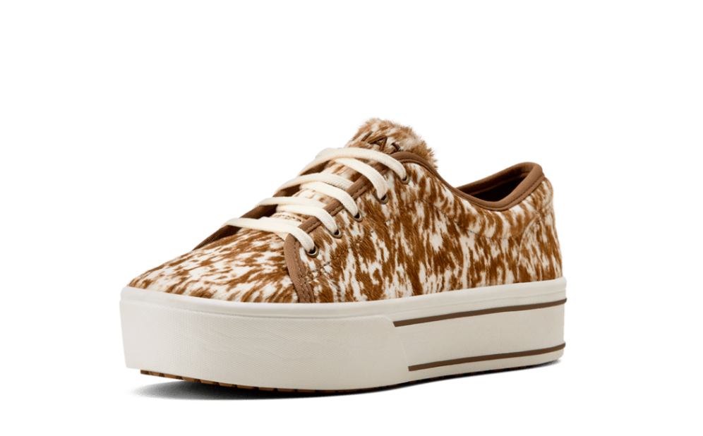 ARIAT WOMEN'S SKYLAR SHOES SPECKLED COW PRINT